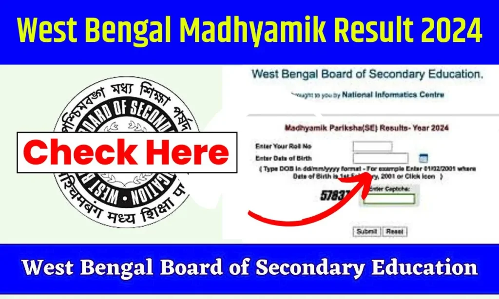 Madhyamik Result 2024 Check Website: WBBSE 10th Class Result OUT, Check Here